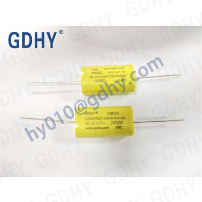 CBB20 10UF 250V Axial Audio Film Capacitor Metallized polypropylene Film Capacitor