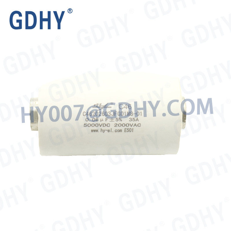 0.06UF 5000VDC 2000VAC 35A RESONANCE  CAPACITOR HIGH FREQUENCY HIGH VOLTAGE